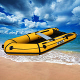 3 Person PVC Inflatable Assault Boat Speed Kayak Dinghy  With Wooden Floor