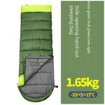 Spring and autumn outdoor camping double splicing cotton sleeping bag