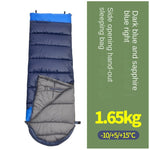 Spring and autumn outdoor camping double splicing cotton sleeping bag