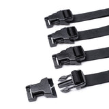 4Pcs Tactical MOLLE Straps with Buckle Clips Compression Straps for Tactical Gear Backpack Accessory Strap Luggage Straps