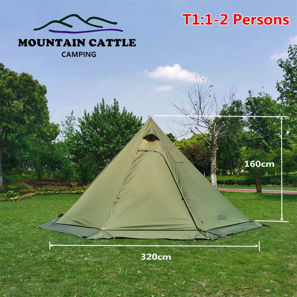 Big Camping Pyramid Tent 4 Season Ultralight Bushcraft Backpacking Ten ... - S3710bb18001648e787D0a17ee7c07c172 1024x1024