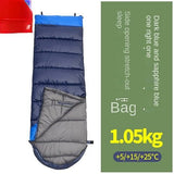 Spring and autumn outdoor camping double splicing cotton sleeping bag