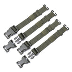 4Pcs Tactical MOLLE Straps with Buckle Clips Compression Straps for Tactical Gear Backpack Accessory Strap Luggage Straps