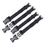 4Pcs Tactical MOLLE Straps with Buckle Clips Compression Straps for Tactical Gear Backpack Accessory Strap Luggage Straps