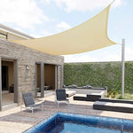 Waterproof 300D gray square rectangular shade sail