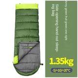 Spring and autumn outdoor camping double splicing cotton sleeping bag