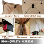 Camping Tent Gazebo Canopy 12\&#39;x12\&#39;  Tent USA Free Shipping Mesh Mosquito Net Patio Steel Fabric Outdoor