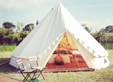 outdoor camping 5m cotton canvas bell tent