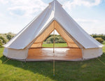 Glamping Holiday 4 season waterproof canvas fabric bell tent for famliy camping