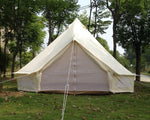 Glamping Holiday 4 season waterproof canvas fabric bell tent for famliy camping