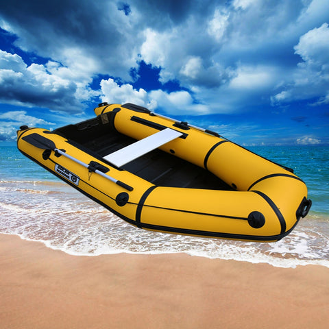 3 Person PVC Inflatable Assault Boat Speed Kayak Dinghy  With Wooden Floor