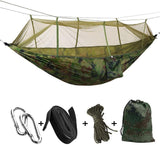 Portable Outdoor Camping Hammock With Mosquito Net 1-2 Person Go Swing Garden Hanging Bed Ultralight Tourist Sleeping hammocks