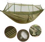 Portable Outdoor Camping Hammock With Mosquito Net 1-2 Person Go Swing Garden Hanging Bed Ultralight Tourist Sleeping hammocks