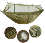 Portable Outdoor Camping Hammock With Mosquito Net 1-2 Person Go Swing Garden Hanging Bed Ultralight Tourist Sleeping hammocks