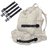 4Pcs Tactical MOLLE Straps with Buckle Clips Compression Straps for Tactical Gear Backpack Accessory Strap Luggage Straps