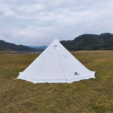 Upgraded 5M Oversized Pyramid Tent With Snow Skirt With Chimney Jacket Outdoor Camping Tent Hiking Awnings Shelter Teepee Tipi