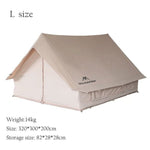 Mountainhiker 5-8Person Outdoor Camping Cotton Eaves Tent Luxury Ultralight Large Family Waterproof Thickened Hiking Picnic Tent