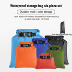 3/6Pcs Set Outdoor Waterproof Bag Dry Sack ,Backpack ,Storage Pouch for Drifting Boating Floating Kayaking Beach