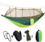 Portable Outdoor Camping Hammock With Mosquito Net 1-2 Person Go Swing Garden Hanging Bed Ultralight Tourist Sleeping hammocks