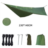 Portable Outdoor Camping Hammock With Mosquito Net 1-2 Person Go Swing Garden Hanging Bed Ultralight Tourist Sleeping hammocks