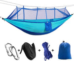 Portable Outdoor Camping Hammock With Mosquito Net 1-2 Person Go Swing Garden Hanging Bed Ultralight Tourist Sleeping hammocks