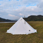 Upgraded 5M Oversized Pyramid Tent With Snow Skirt With Chimney Jacket Outdoor Camping Tent Hiking Awnings Shelter Teepee Tipi