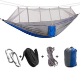 Portable Outdoor Camping Hammock With Mosquito Net 1-2 Person Go Swing Garden Hanging Bed Ultralight Tourist Sleeping hammocks