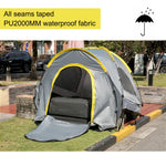 VEVOR 5-8 FT Waterproof Truck Tent Car Accessories Bed for Full / Mid Size Truck 2-Person Sleeping Capacity for Camping Hiking