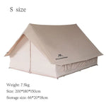 Mountainhiker 5-8Person Outdoor Camping Cotton Eaves Tent Luxury Ultralight Large Family Waterproof Thickened Hiking Picnic Tent