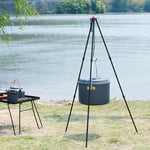 Tripod Aluminum Alloy Hanging Cooking Pot